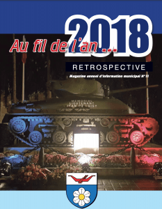 Couverture du magazine Au Fil de l'An édition 2018