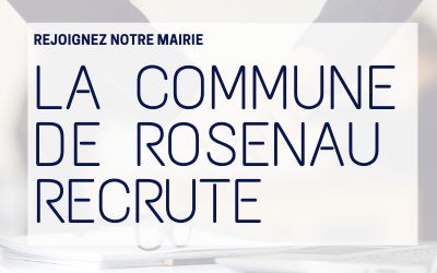 La Commune de Rosenau recrute !