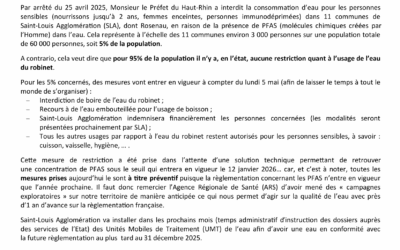 Information sur les PFAS