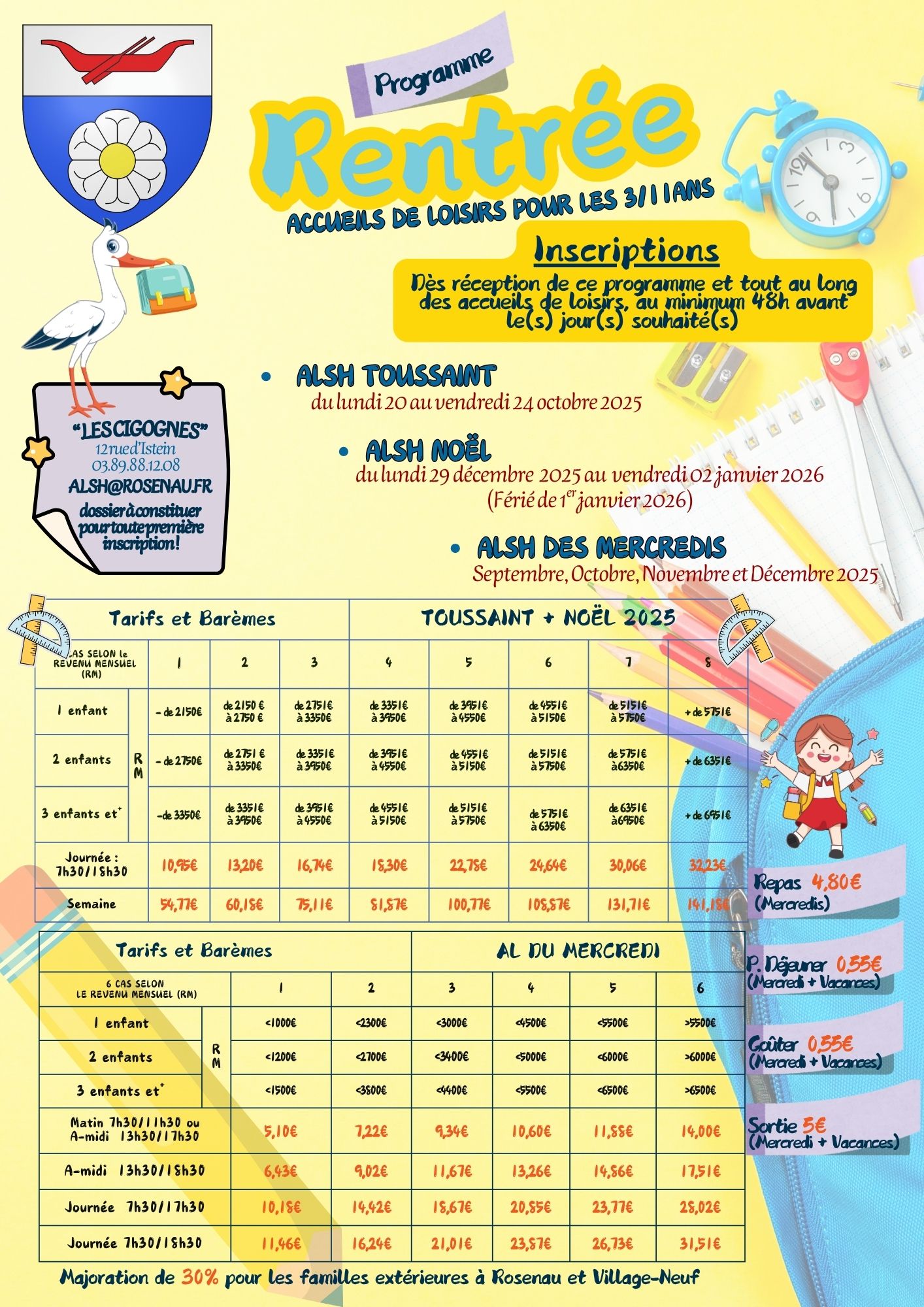 P1 - Rentrée 2025 - Les Cigognes